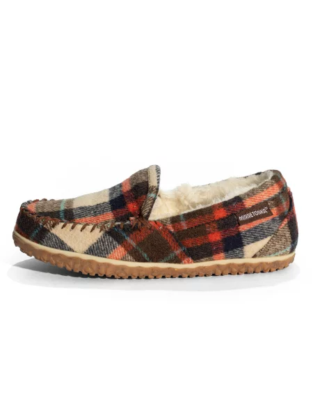 Minnetonka Mocasini Tempe bej / maro / roșu negru
