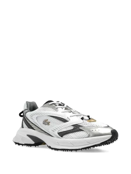 Fűzős hálós sneaker Lacoste fehér