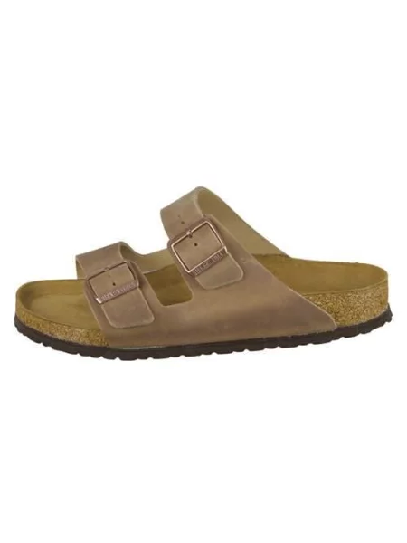 Klapki Birkenstock Arizona Tabacco brązowe