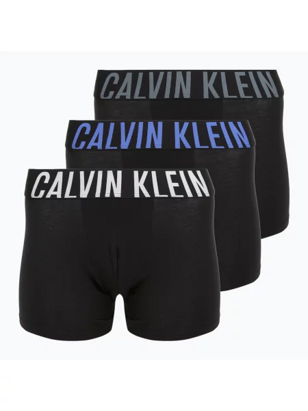 Труси Calvin Klein Brief 3 пари black bodies/turbulence/white/iridescent білі