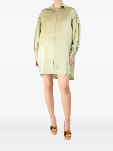 Rochie tip cămașă Olivia Von Halle verde