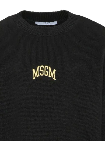 Sweter dziecięcy Msgm czarny
