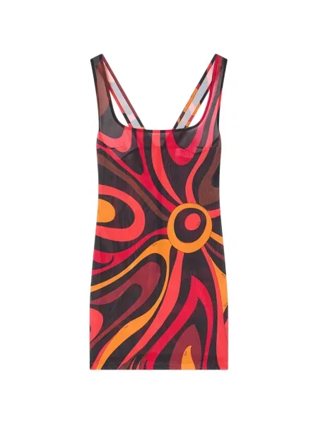 Rochie Pucci cu imagine negru