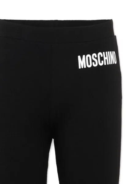 Spodnie dziecięce Moschino czarne