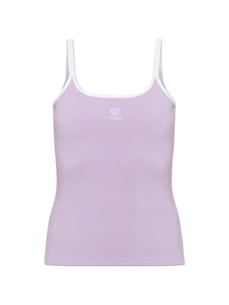 Top Versace cu imagine violet