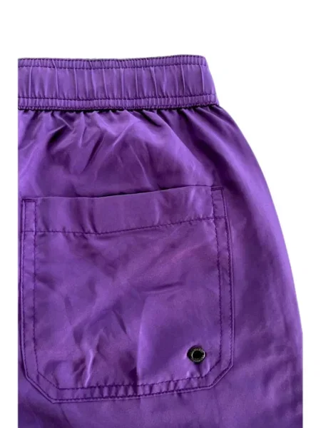 Slip de baie Trussardi cu autograf cu cordon violet