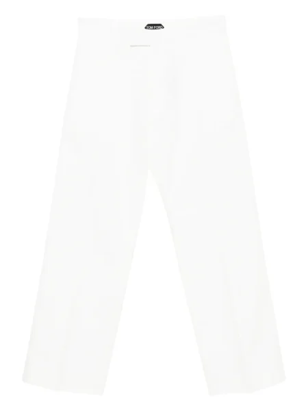 Široké kalhoty Tom Ford bílé