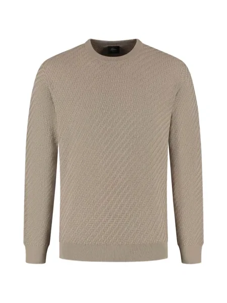 Pulover Brioni cu decolteu rotund lung