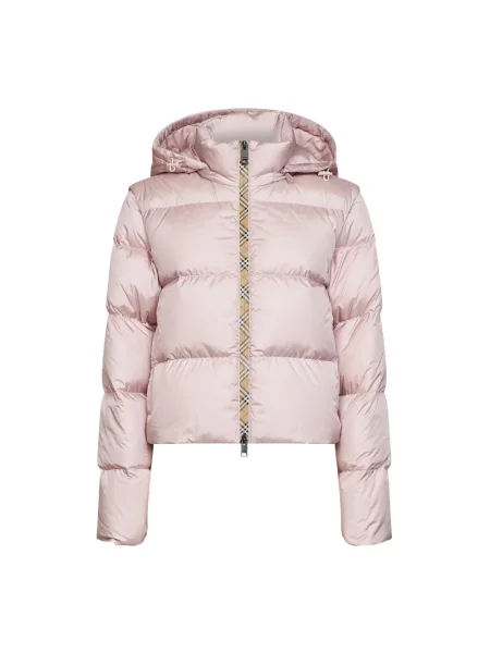 Kurtka puchowa Burberry różowa