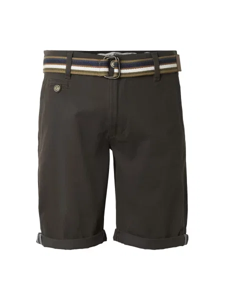 INDICODE JEANS Pantaloni eleganți Royler bleumarin / maro caramel / ciocolatiu alb
