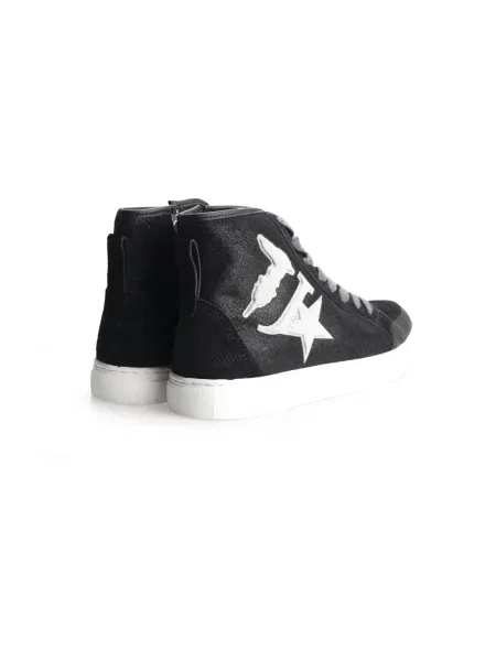 Sneakersy Trussardi skórzane czarne