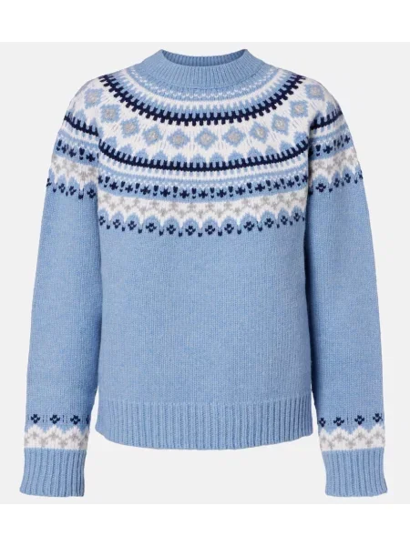 Pulover Miu Miu de lână albastru