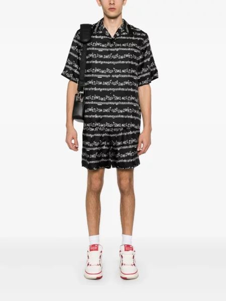 Pantaloni scurți de sport Amiri negru