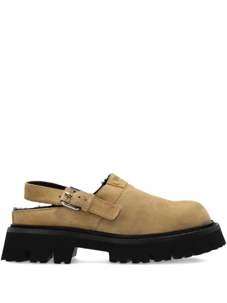 Papuci tip mules Moschino cu cataramă