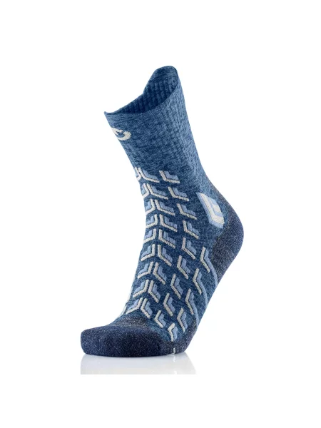 Skarpety trekkingowe kobieta Therm-ic Trekking Cool Crew Lady wysokosc goleni niebieskie