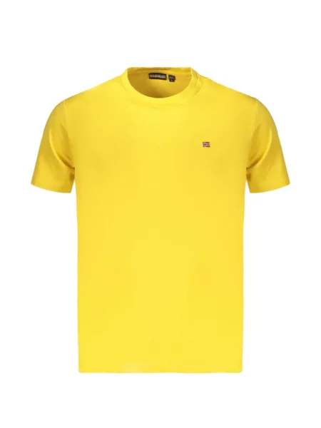 Tricou Napapijri cu autograf galben