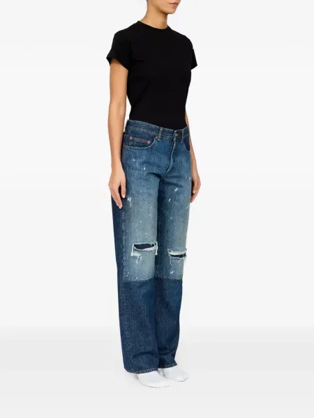 Blugi Mm6 Maison Margiela albastru