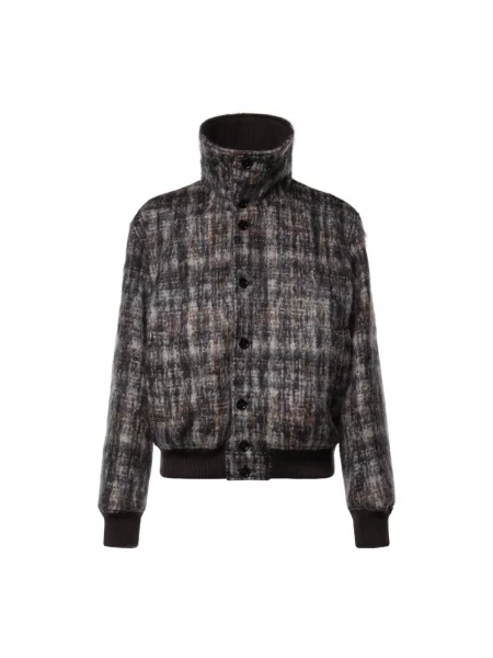 Kurtka bomber Dolce And Gabbana w kratę