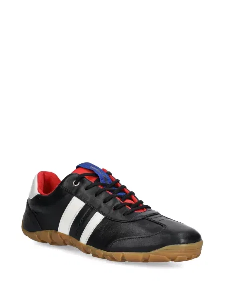 Sneakerși Wales Bonner din piele cu dungi negru