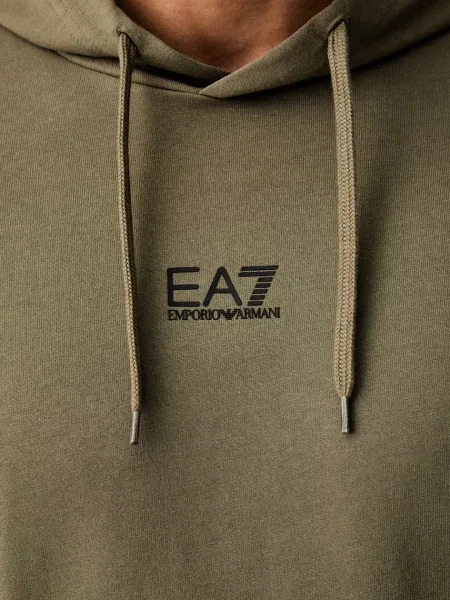 Emporio Armani melegítő szett férfi pamuttal zöld