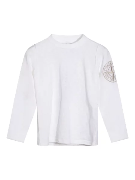 Koszulka dziecięca Stone Island biała