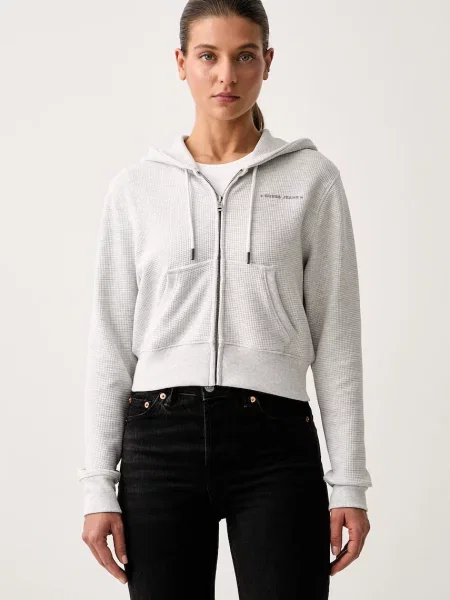 Guess Jeans hanorac cu pentru femei cu gri