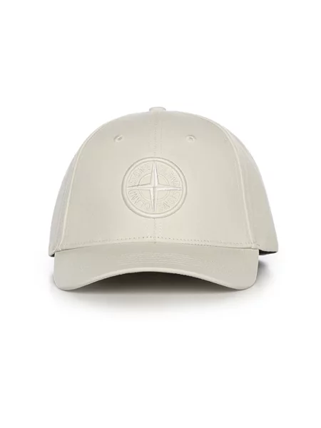 Czapka z daszkiem Stone Island biała