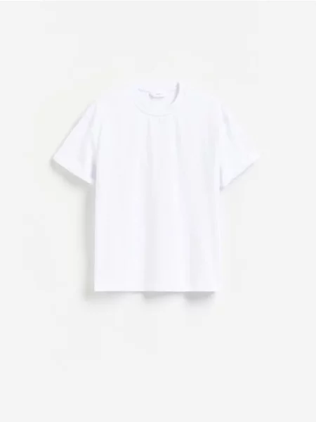 Reserved Tricou oversized cu conținut ridicat de alb