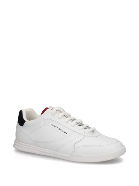 Sneakerși Tommy Hilfiger din piele alb