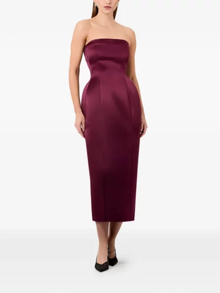 Rochie midi Nicholas până la genunchi de costum violet