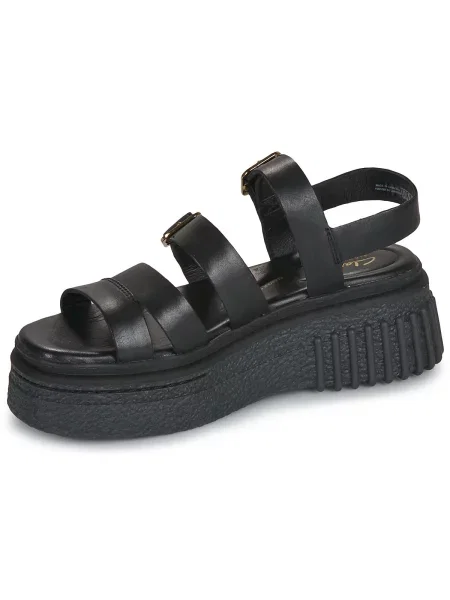 Pantofi Clarks cu bretele negru