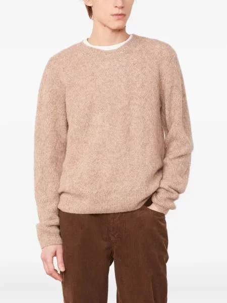 Pulover Officine Générale cu model herringbone lung