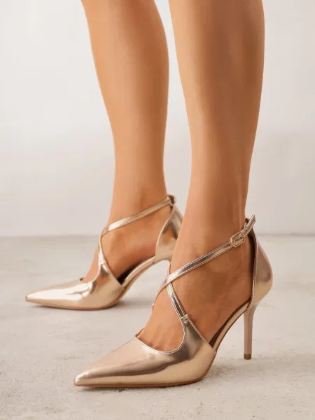 Pantofi stiletto Alethise șampaniei