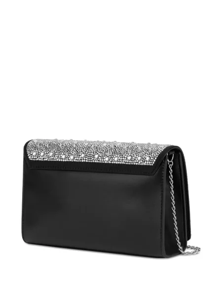 Geantă Love Moschino cu strasuri negru