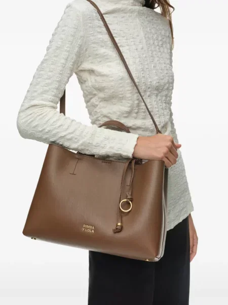 Geantă shopper Bimba Y Lola din piele maro