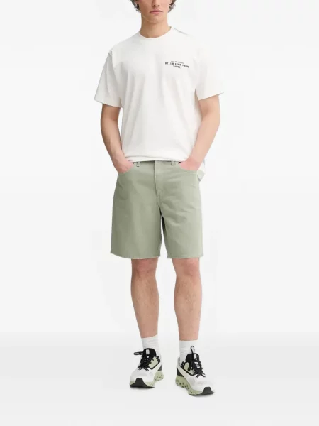 Scurt pantaloni scurți Levi's® cu broderie cu dungi alb