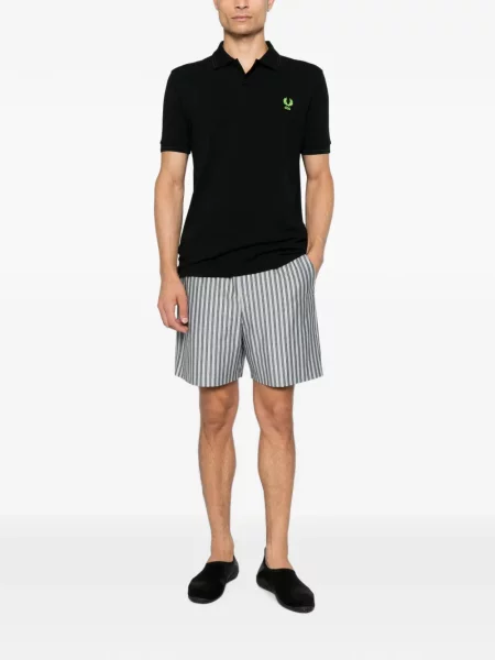 Polo Comme Des Garçons Homme με αυτόγραφο μαύρο