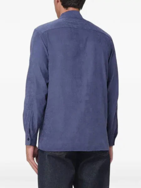 Lung cămașă Emporio Armani albastru