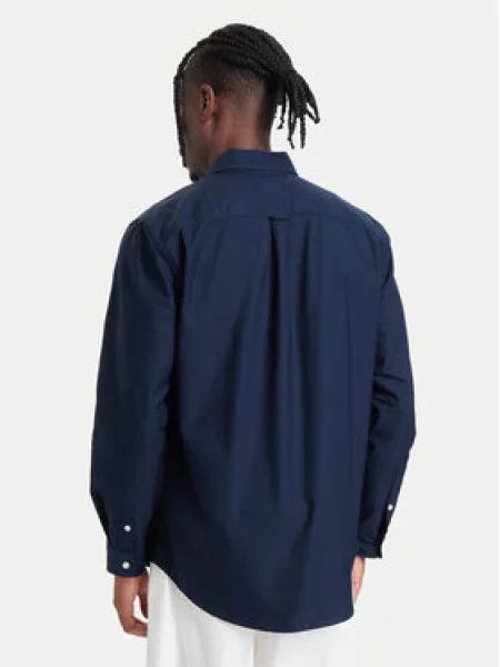 Tommy Jeans košulja za muškarce od pamuka plava