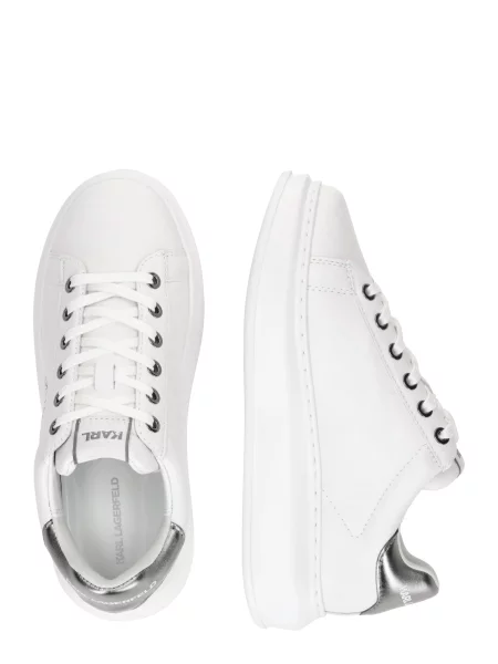 Pantofi Karl Lagerfeld din dantelă alb
