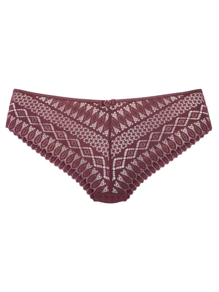 LASCANA Chiloți bordeaux roșu
