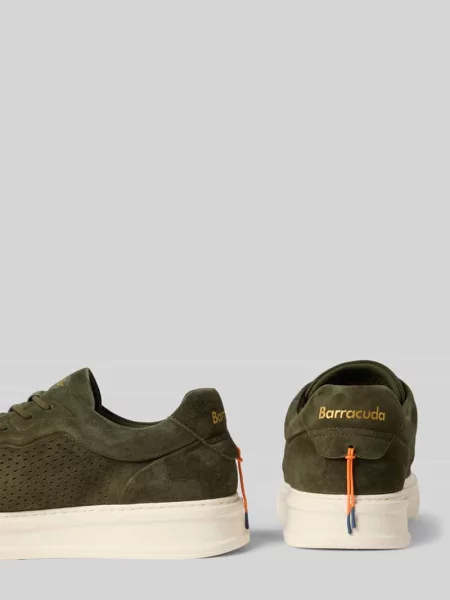Sneakersy z naturalnej skóry z detalem z logo Barracuda