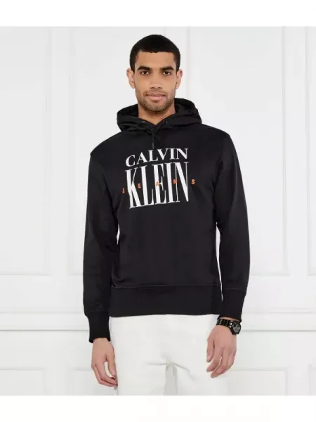 Calvin Klein Jeans Hanorac SERIF negru