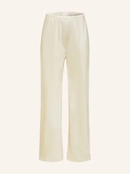Almada Label Spodnie Satynowe Bias beige beżowe