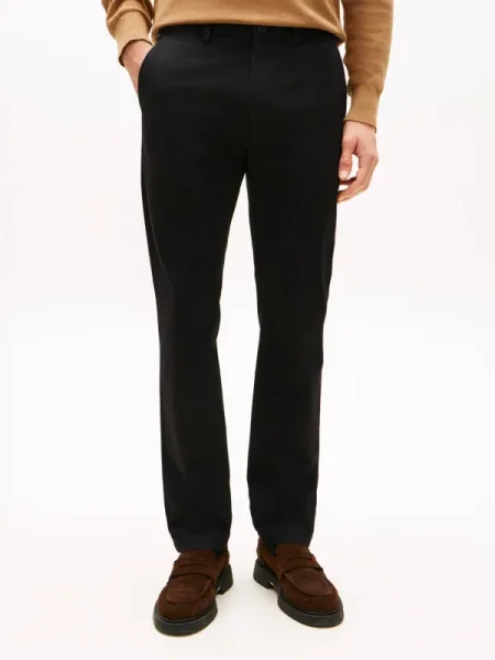 Tommy Hilfiger Pantaloni chino Denton | Straight fit negru