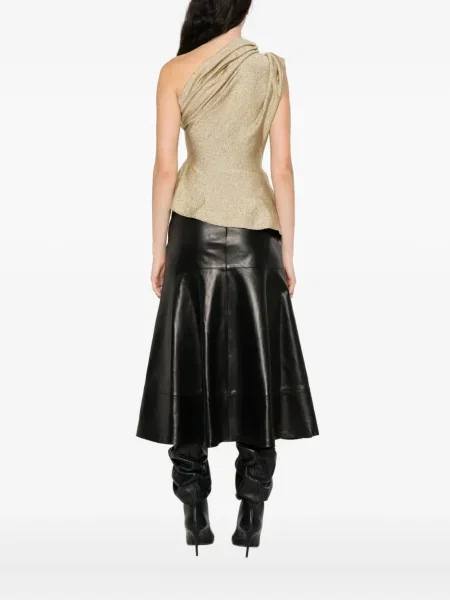 Bluză Khaite drapată galben