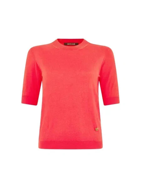 Sweter Roberto Cavalli czerwony