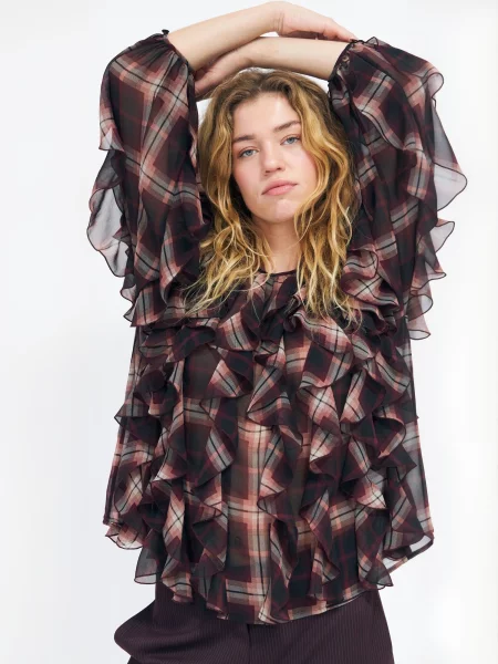 Crās Tricou Ryacras bordeaux roșu
