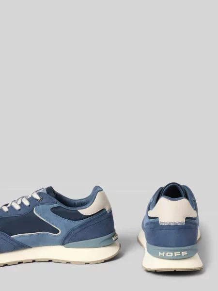 Sneakersy z Mieszanka skóry i tkaniny Model City' Hoff granatowe