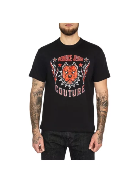 Koszulka Versace Jeans Couture czarna